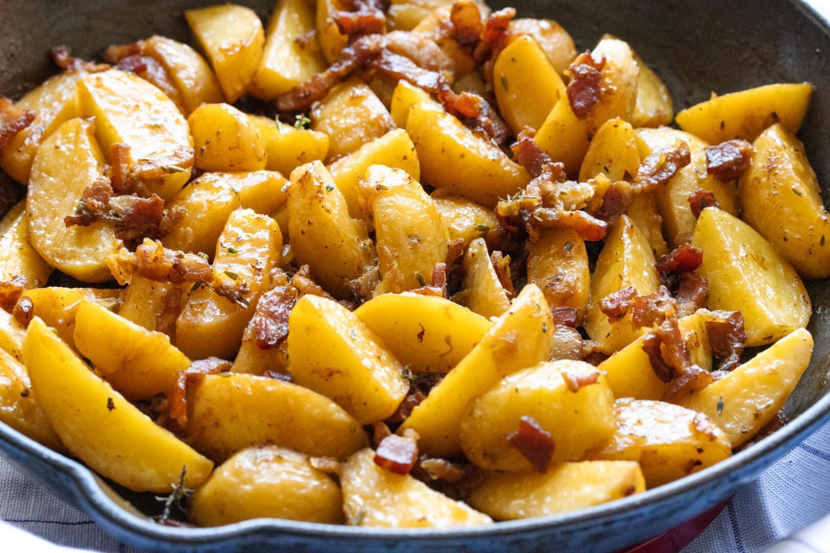 Potatoes Boulangere with Bacon