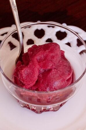 pomegranate sherbet