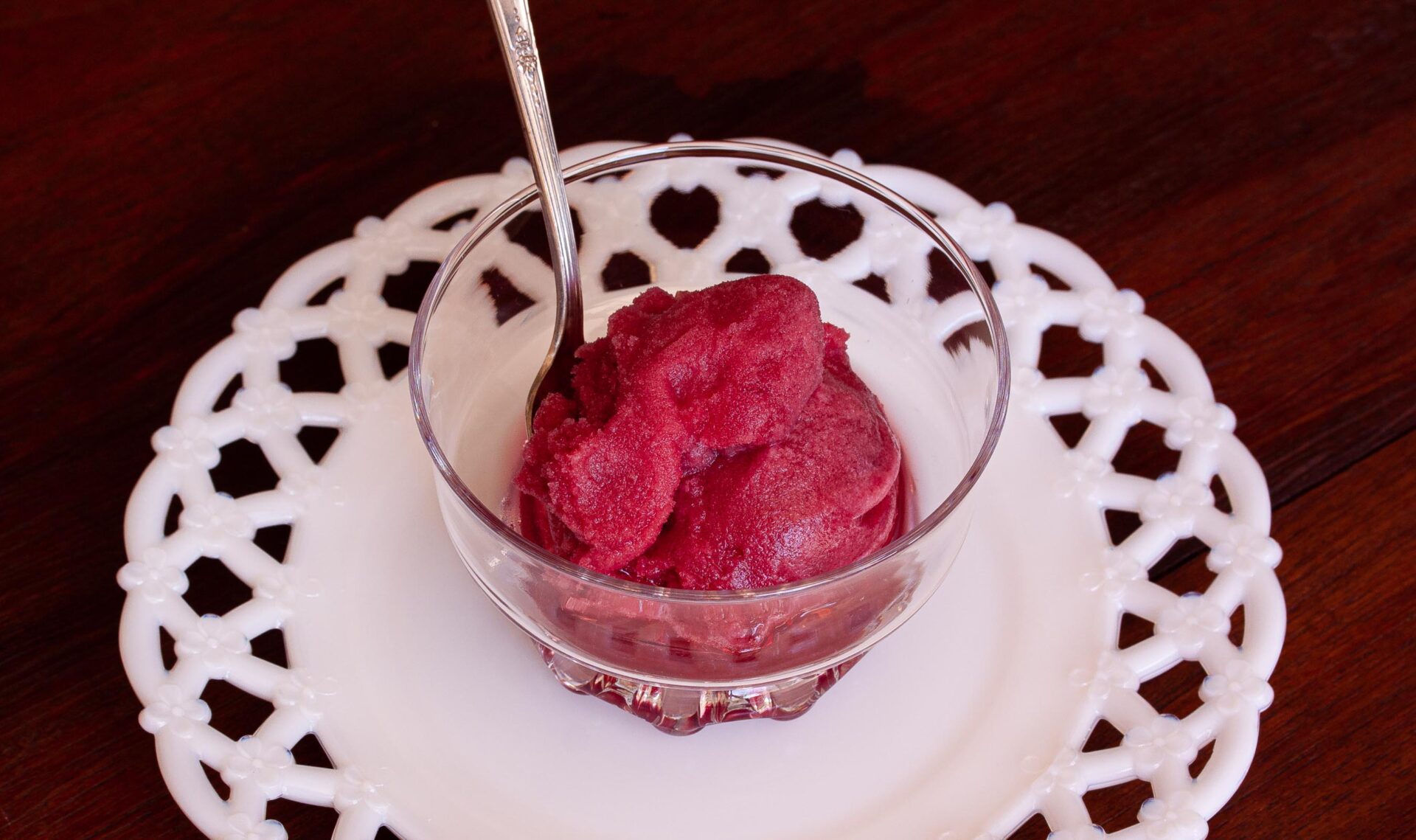 pomegranate sherbet