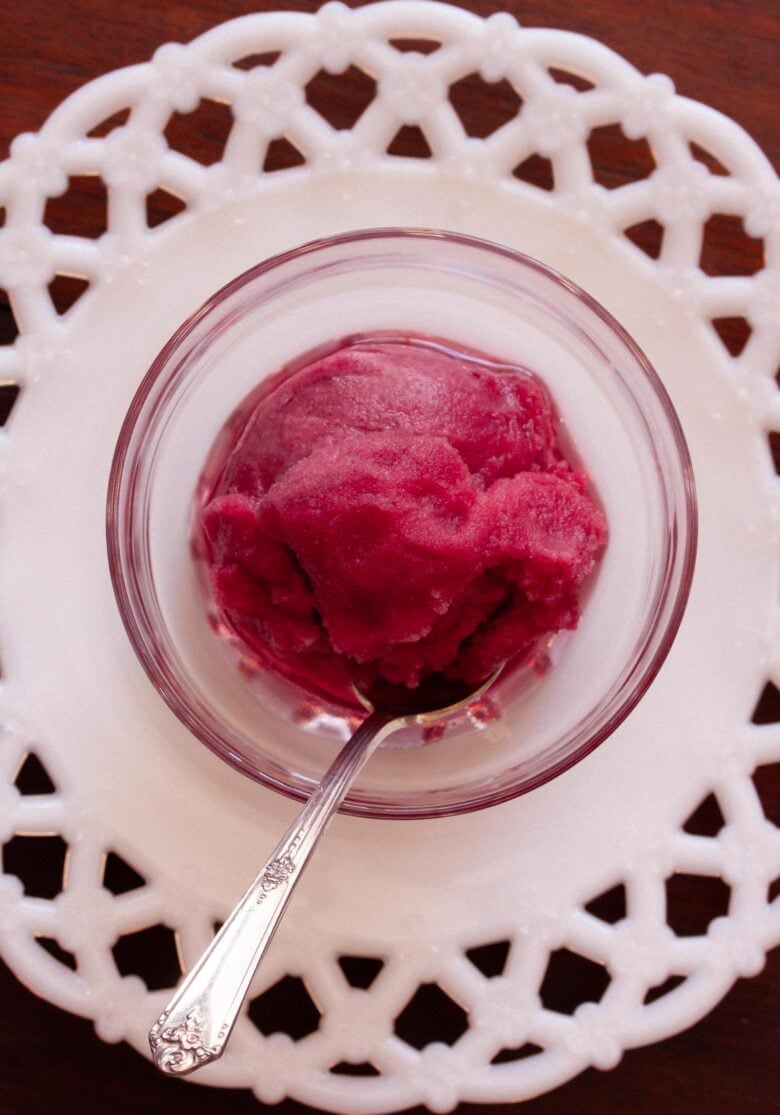 Pomegranate Sorbet