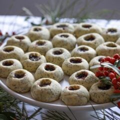 poppy seed thumbprints