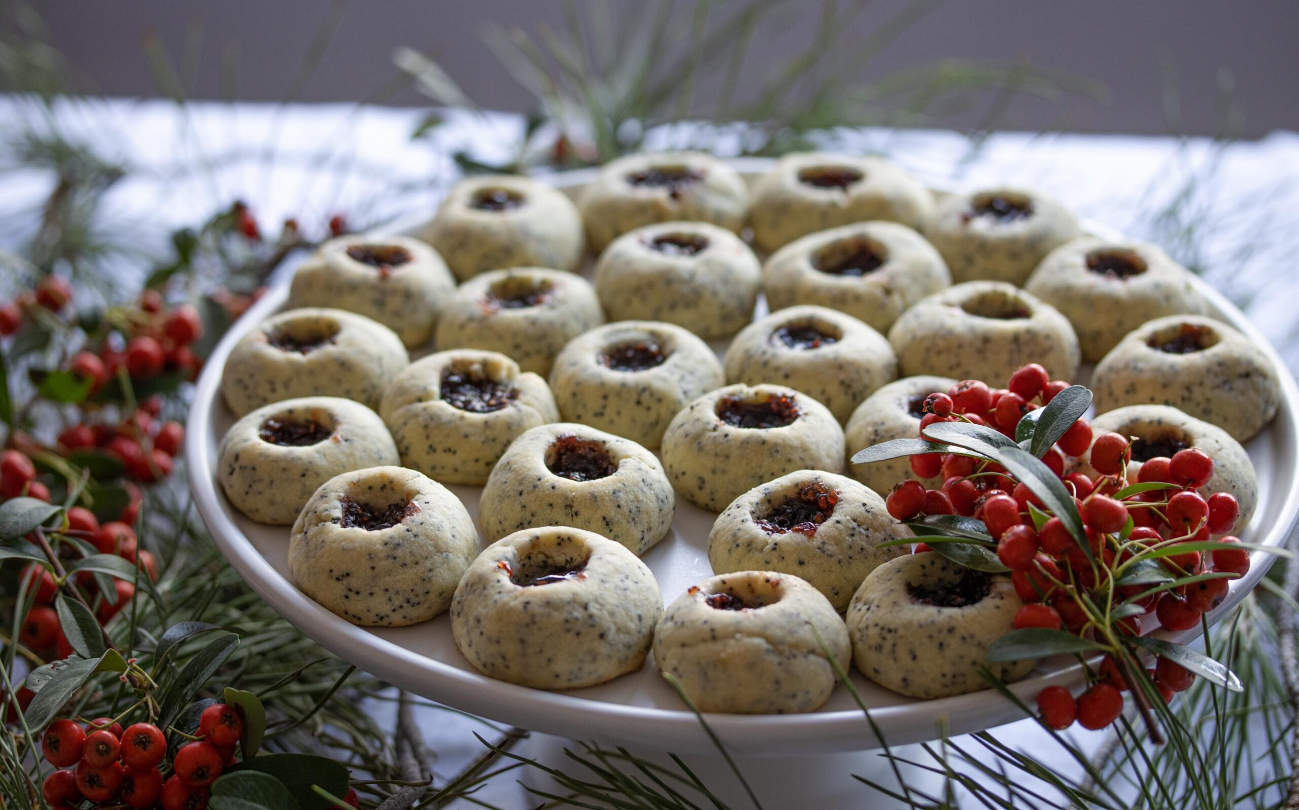 Poppy Seed Thumbprints Cookies