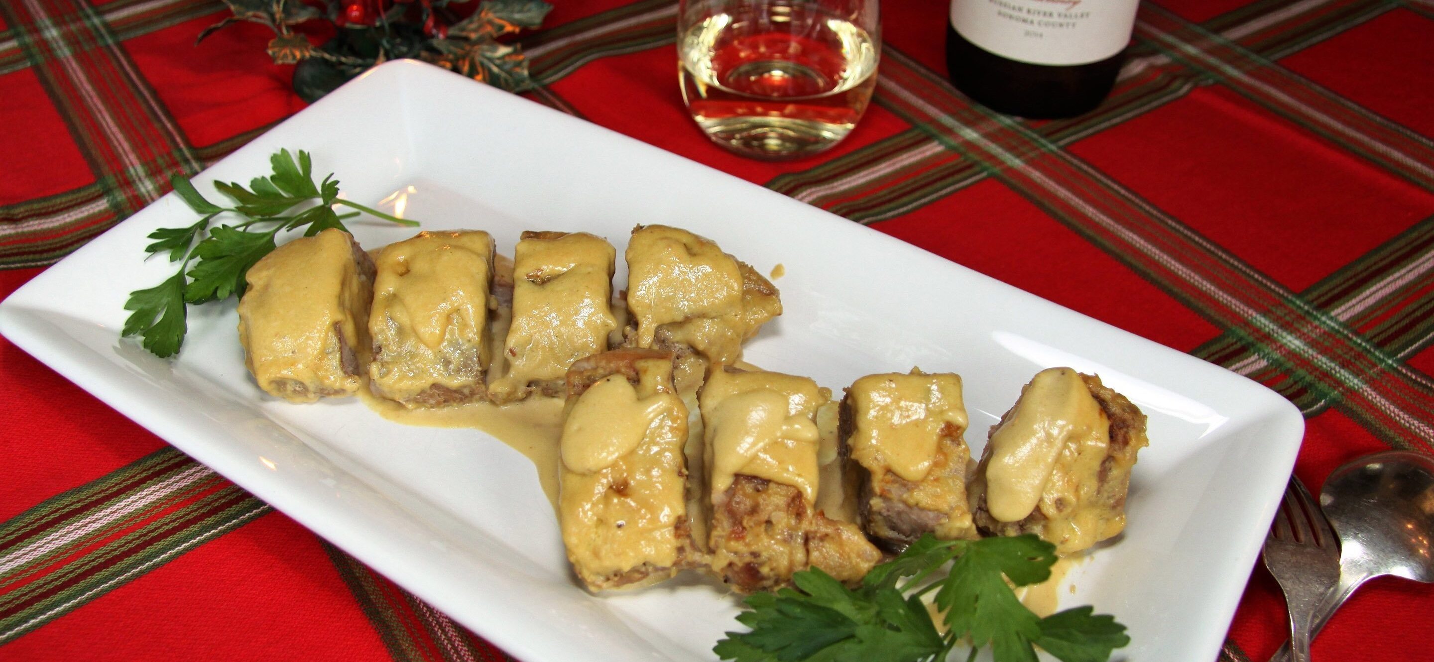 pork tenderloin with cream and mustard