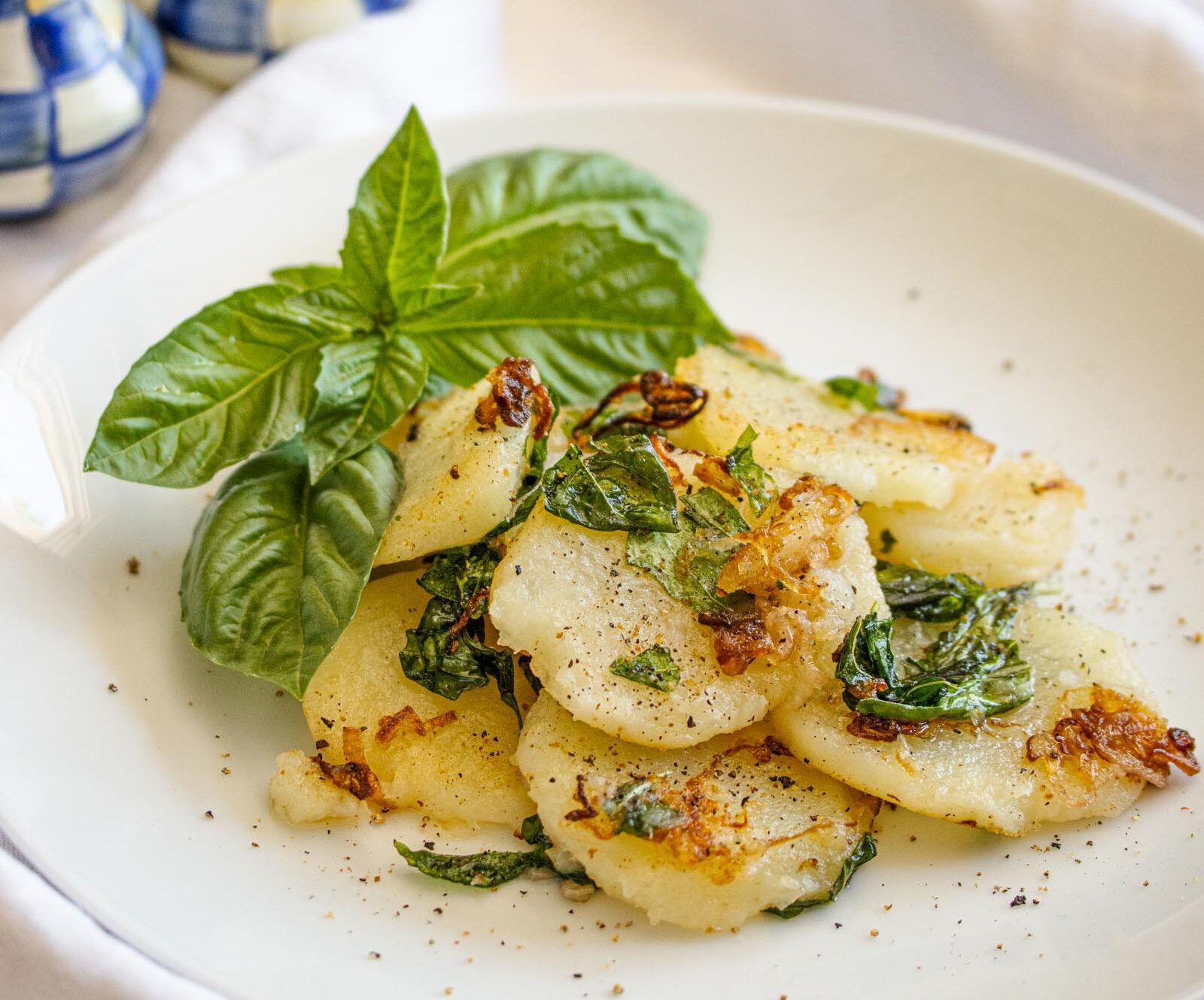 potatoes with basil