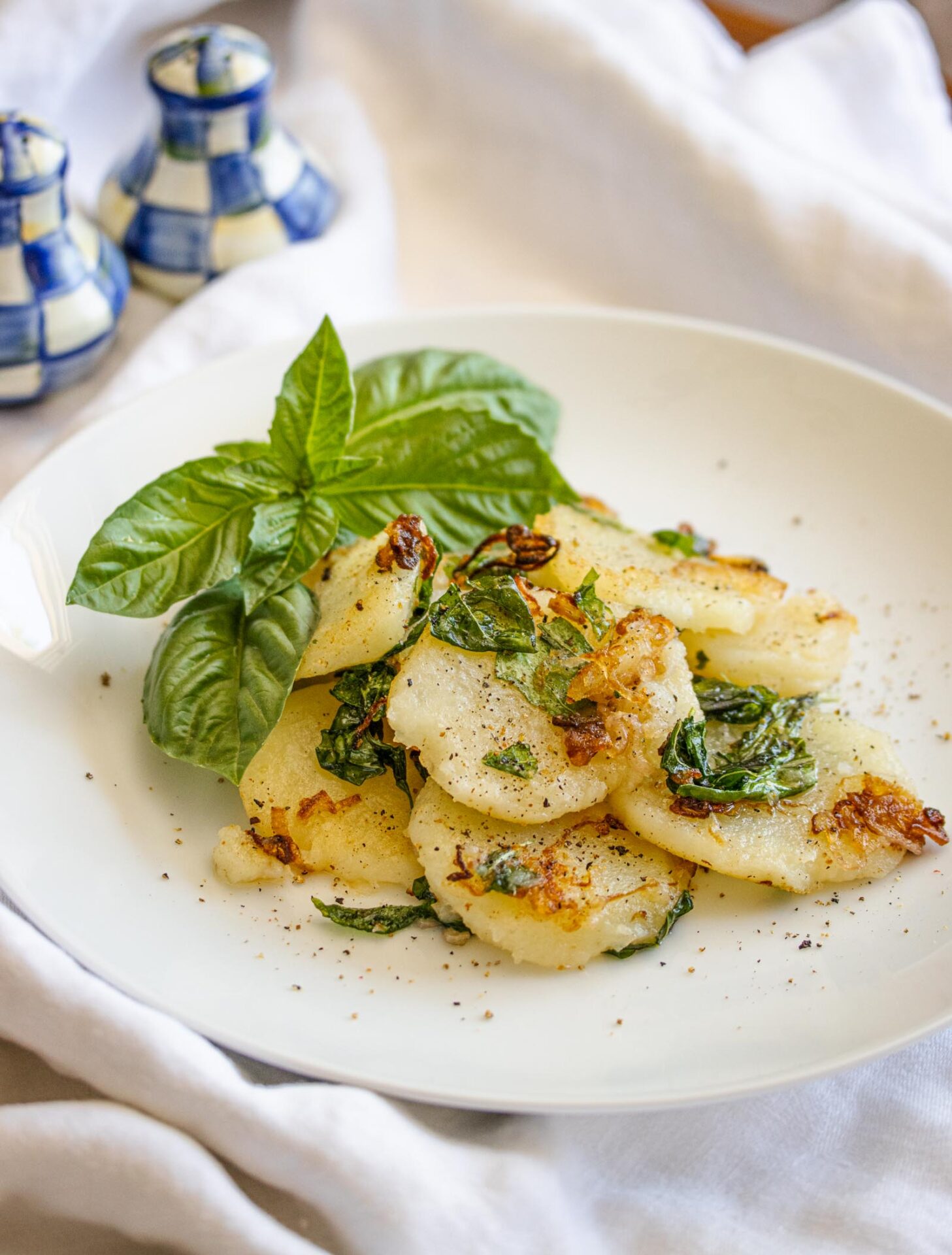 potatoes with basil