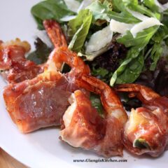 prawns saltimbocca