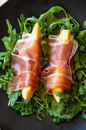 Cantaloupe and prosciutto