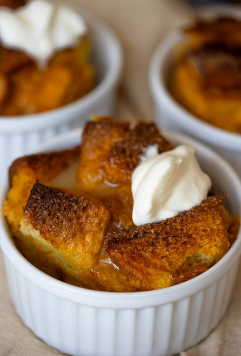 Pumpkin French Toast with Brown Sugar Sauce