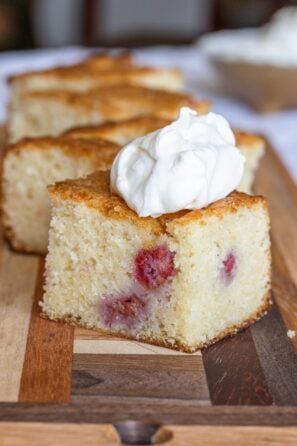 raspberry buttermilk cake