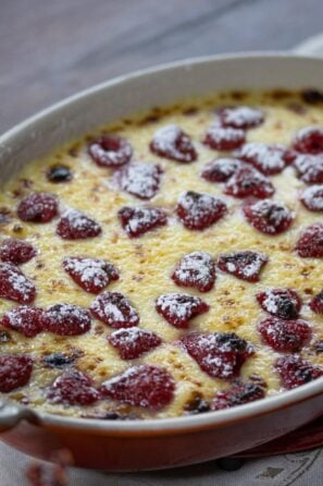 raspberry gratin