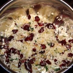 rice with dried cranberries