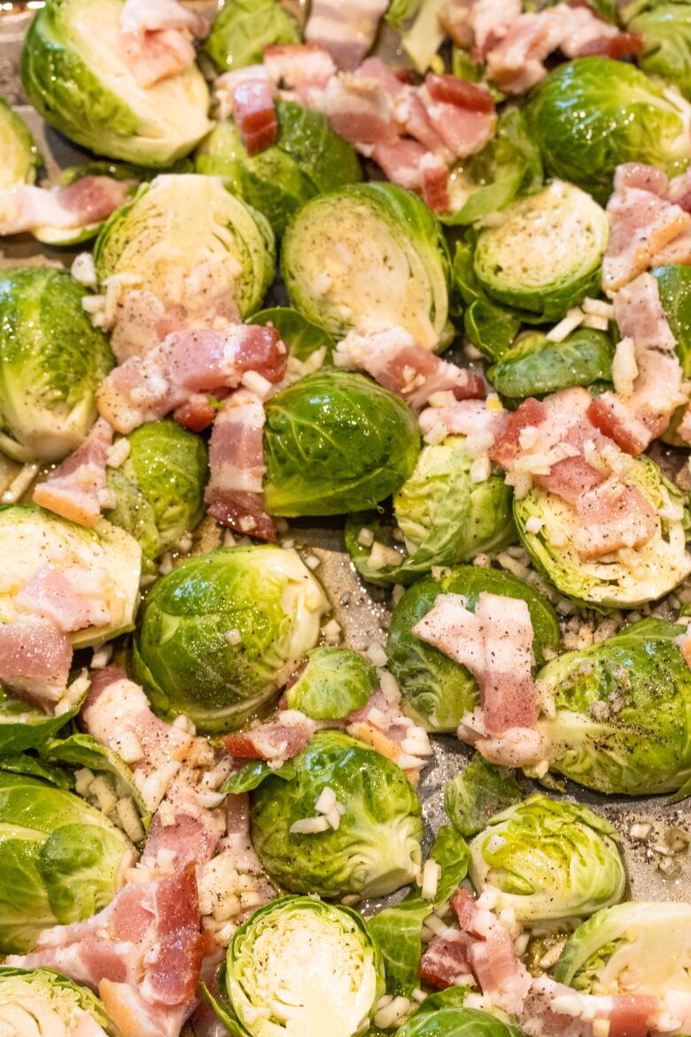 Brussels Spouts with Bacon and Shallots