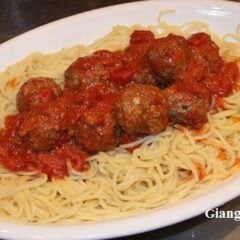 spaghetti meatballs