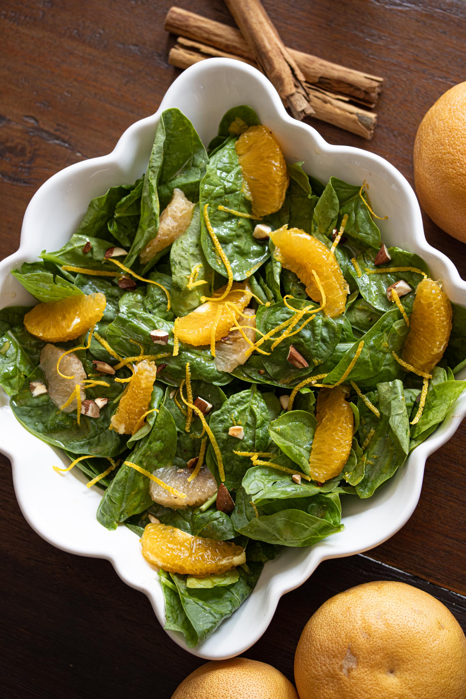 Spinach Salad With Citrus Dressing