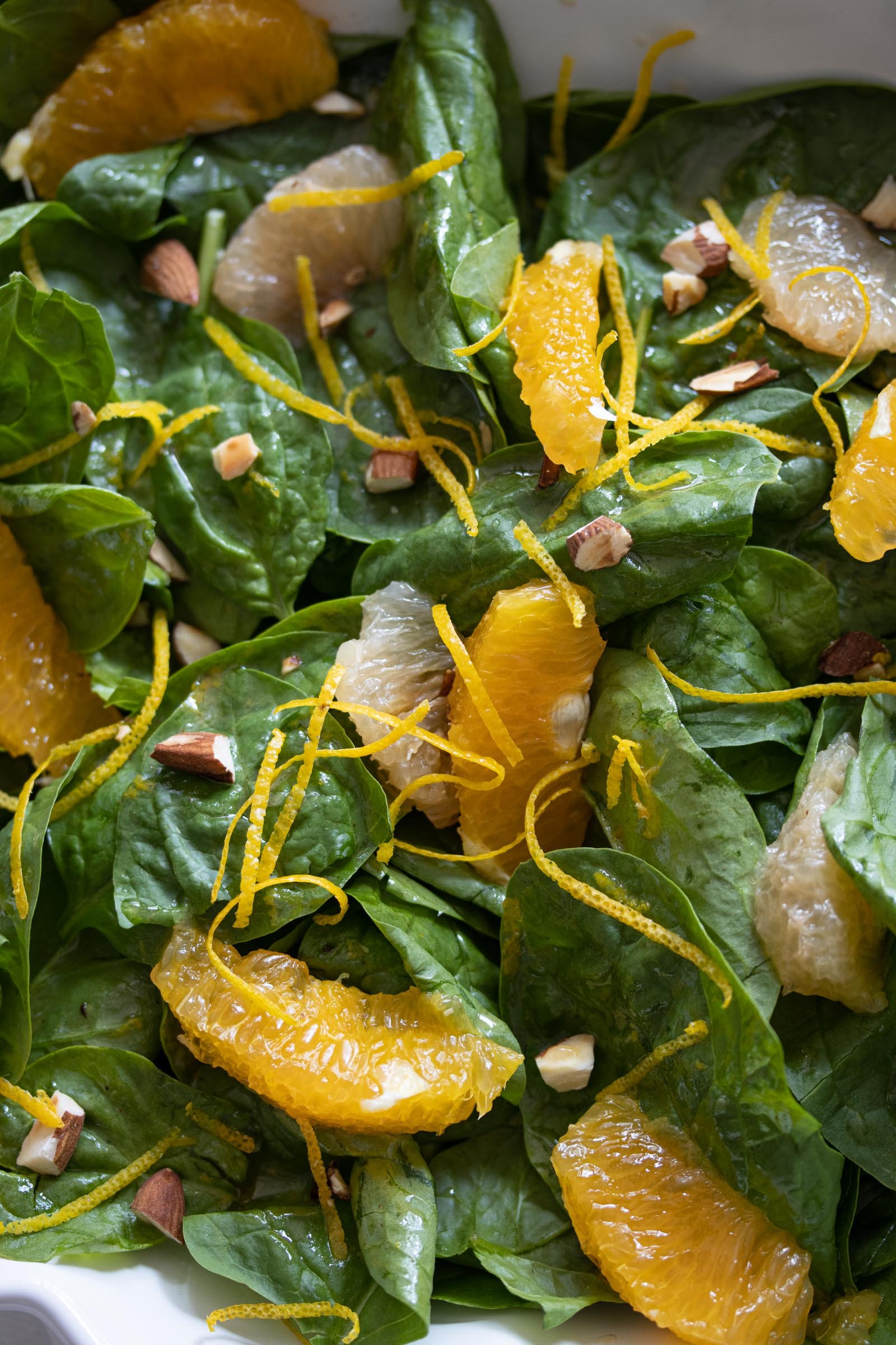 Spinach Salad With Citrus Dressing