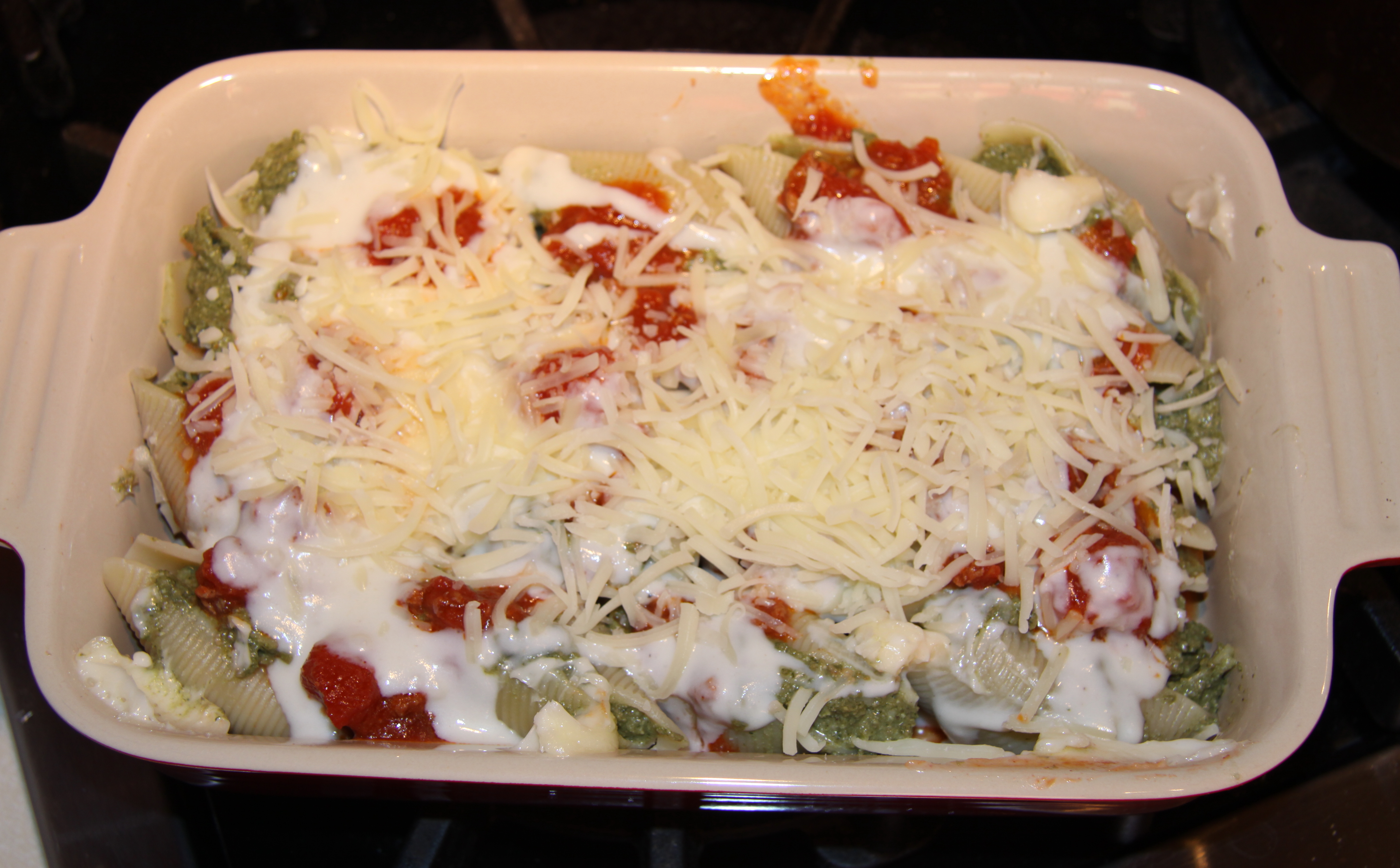 Stuffed shell pasta