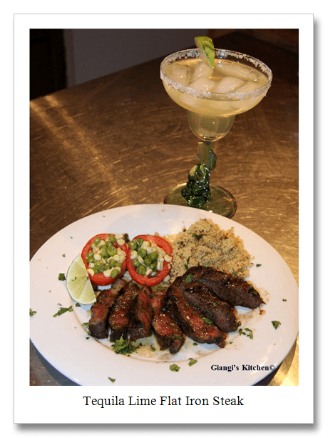 Tequila Lime Flat Iron Steak