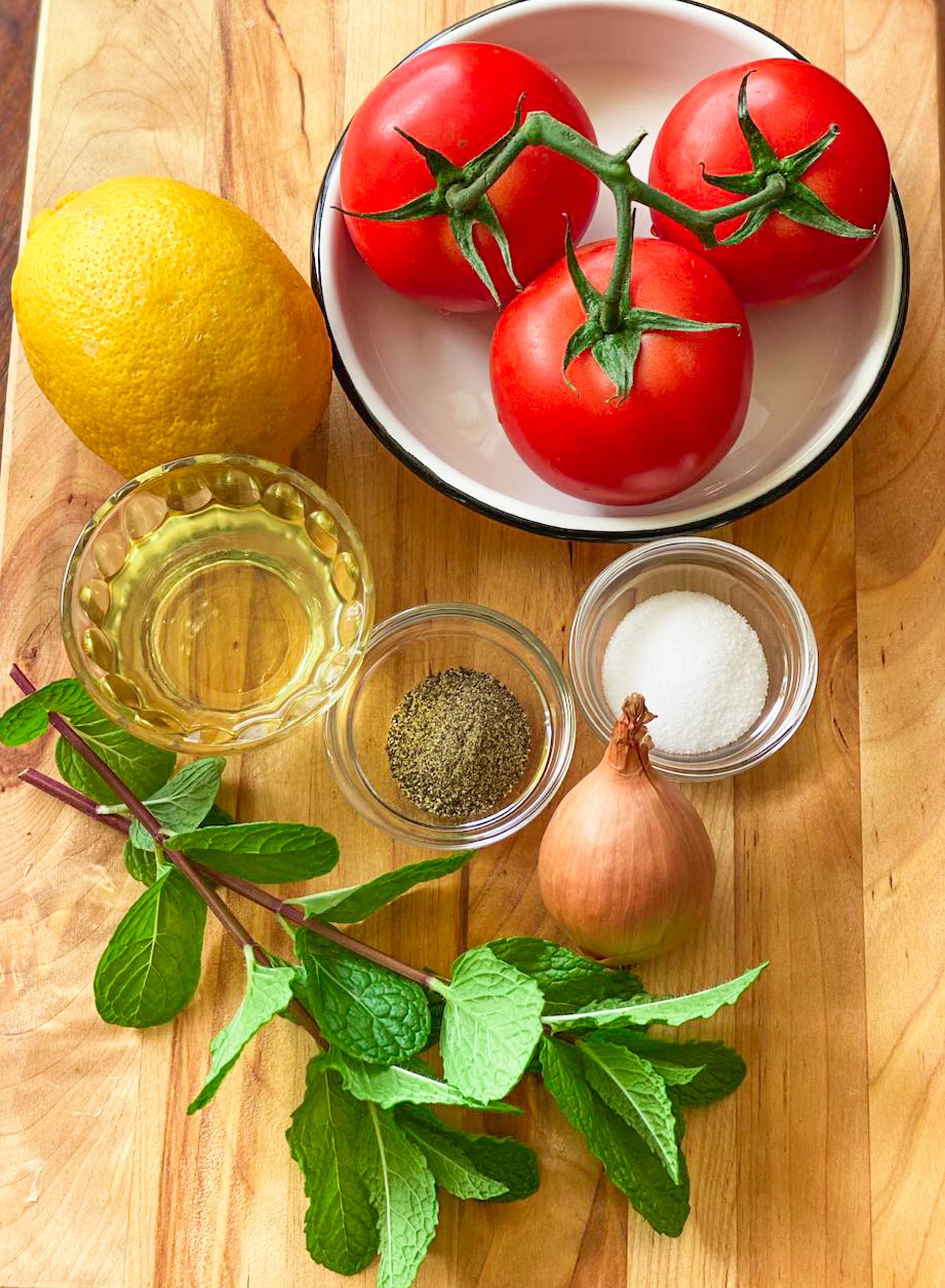 Tomato Salad with Mint