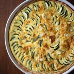 zucchini feta cheese quiche