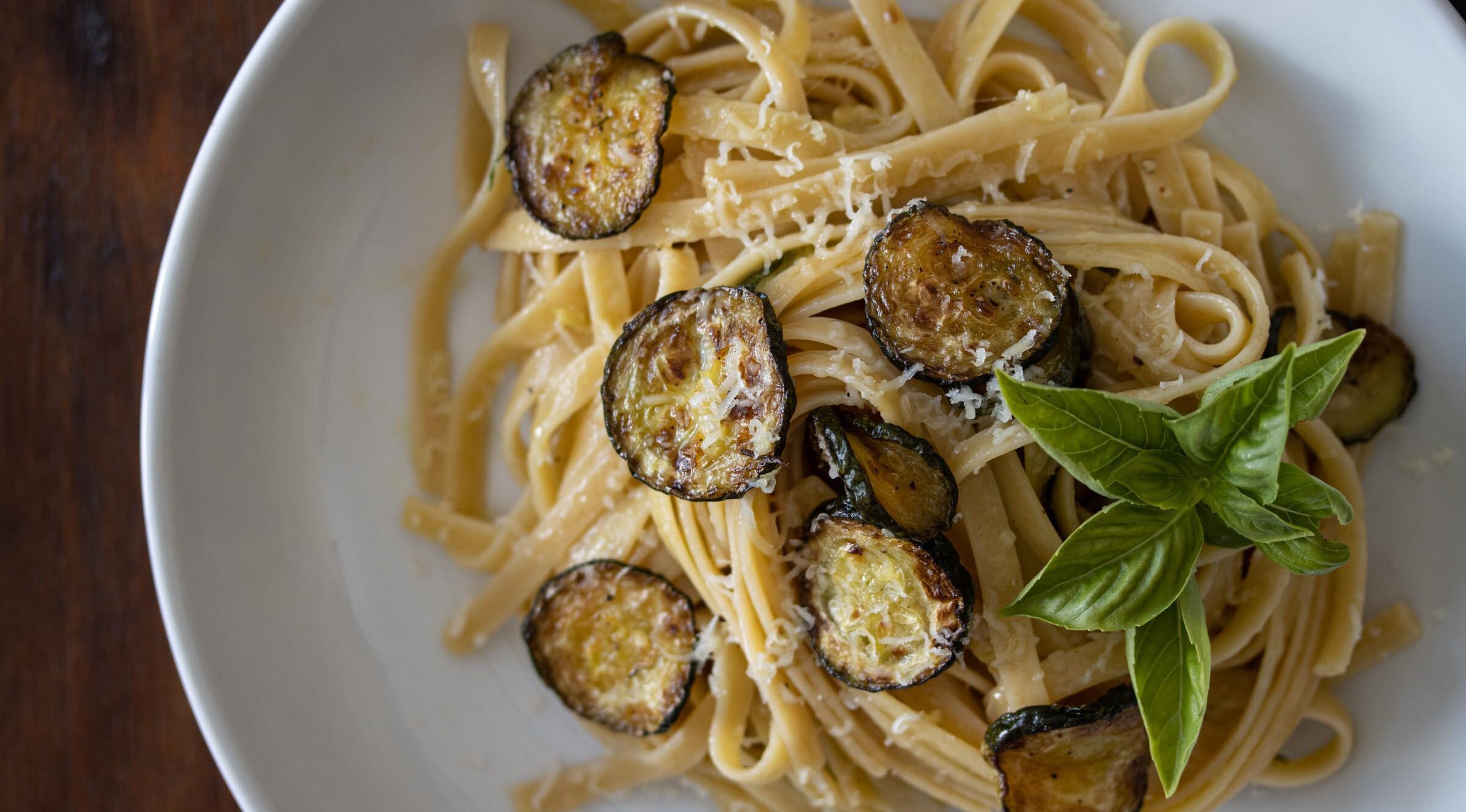 Zucchini Provolone Pasta